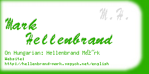 mark hellenbrand business card